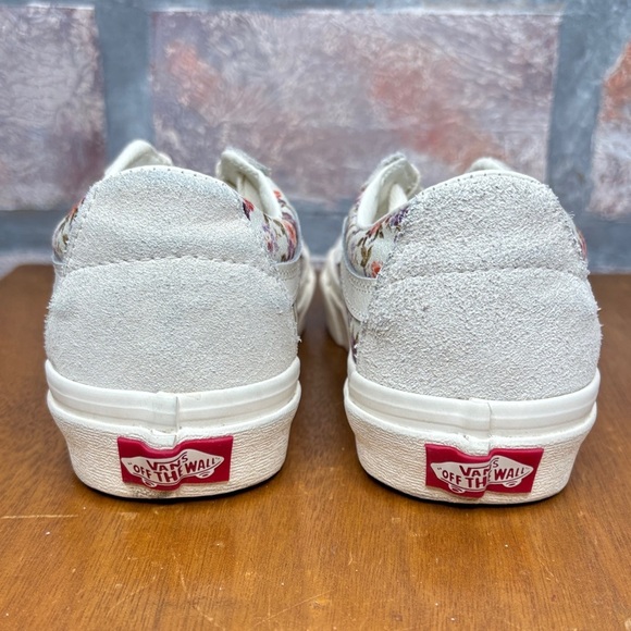 Vans Kids Cream Floral Sneakers - Picture 4 of 11